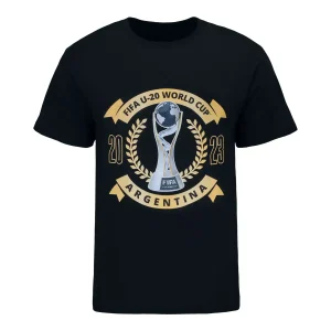 2023 U20'S WORLD CUP ARGENTINA BLACK T-SHIRT - YOUTH