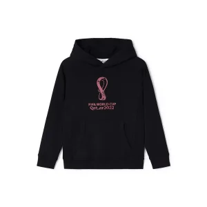 2022 WORLD CUP LOGO BLACK HOODIE - YOUTH