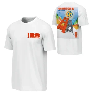2026 WORLD CUP SAN FRANCISCO BAY AREA POSTER WHITE T-SHIRT - UNISEX