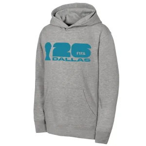 2026 WORLD CUP DALLAS GREY HOODIE - UNISEX