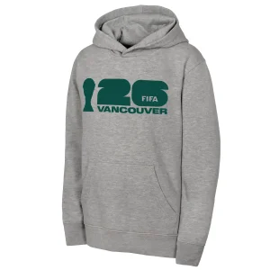 2026 WORLD CUP VANCOUVER GREY HOODIE - UNISEX