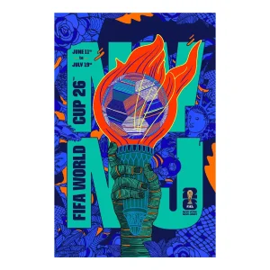 2026 WORLD CUP NEW YORK NEW JERSEY HOST CITY POSTER